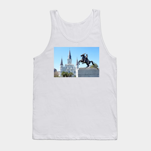 St. Louis Cathedral from Jackson Square 2 Tank Top by bobmeyers